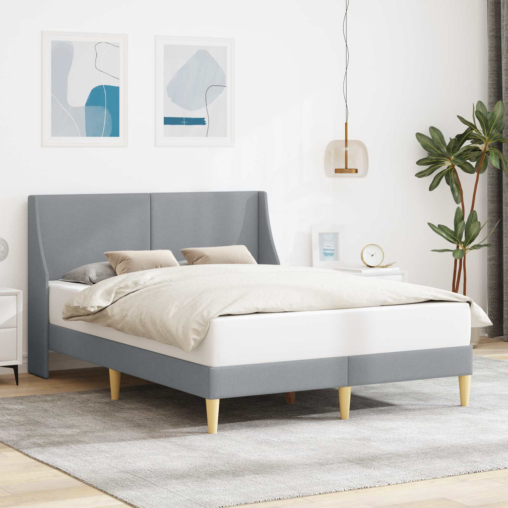 Estructura de cama con cabecera placa de conexión