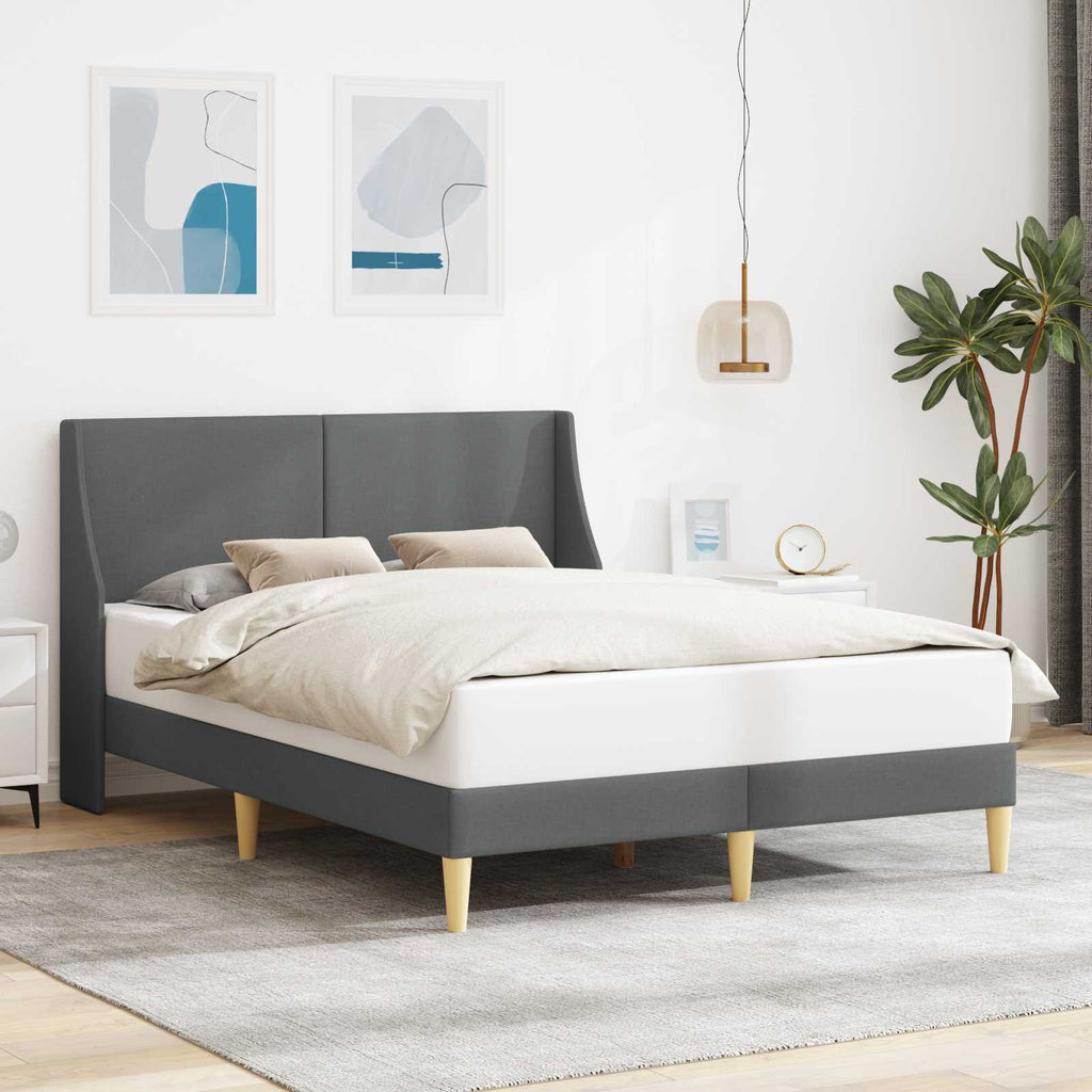Estructura de cama con cabecera placa de conexión