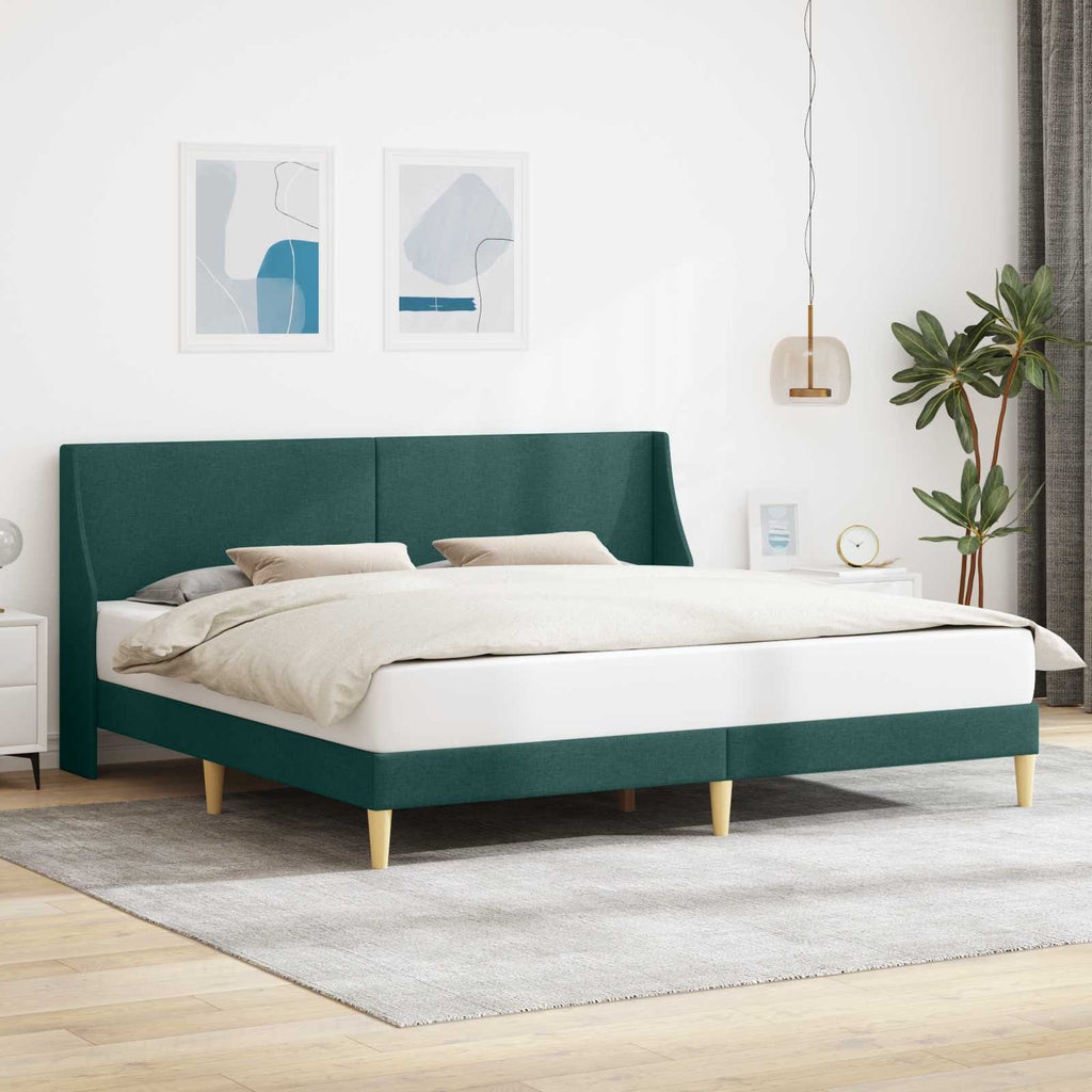 Estructura de cama con cabecera placa de conexión