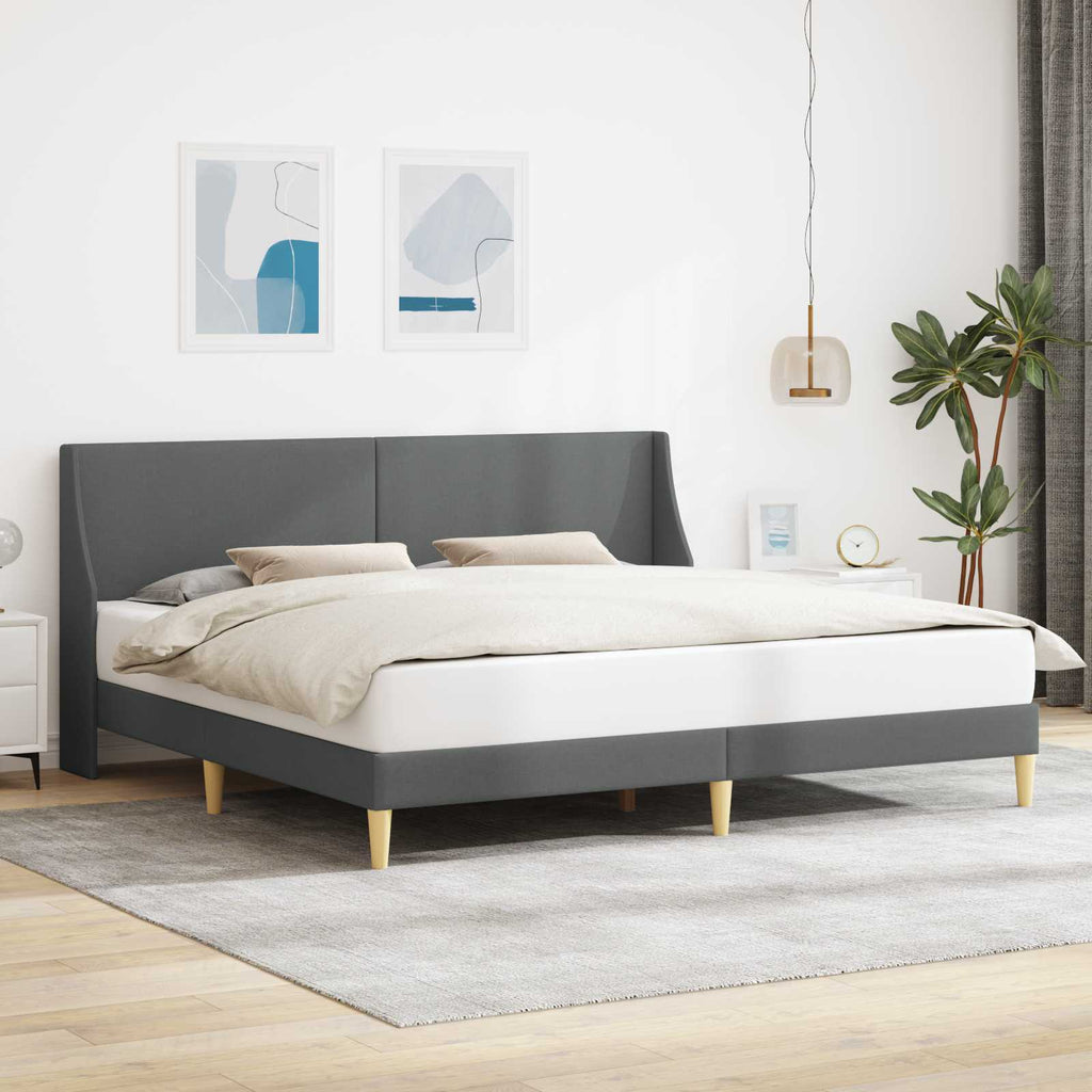 Estructura de cama con cabecera placa de conexión