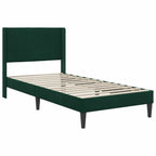 Estructura de cama Verde oscuro 100 x 200 cm Terciopelo