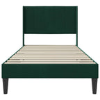 Estructura de cama Verde oscuro 100 x 200 cm Terciopelo