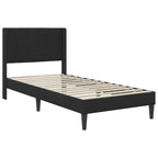 Estructura de cama con cabecera Negro 100 x 200 cm Terciopelo