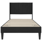 Estructura de cama con cabecera Negro 100 x 200 cm Terciopelo