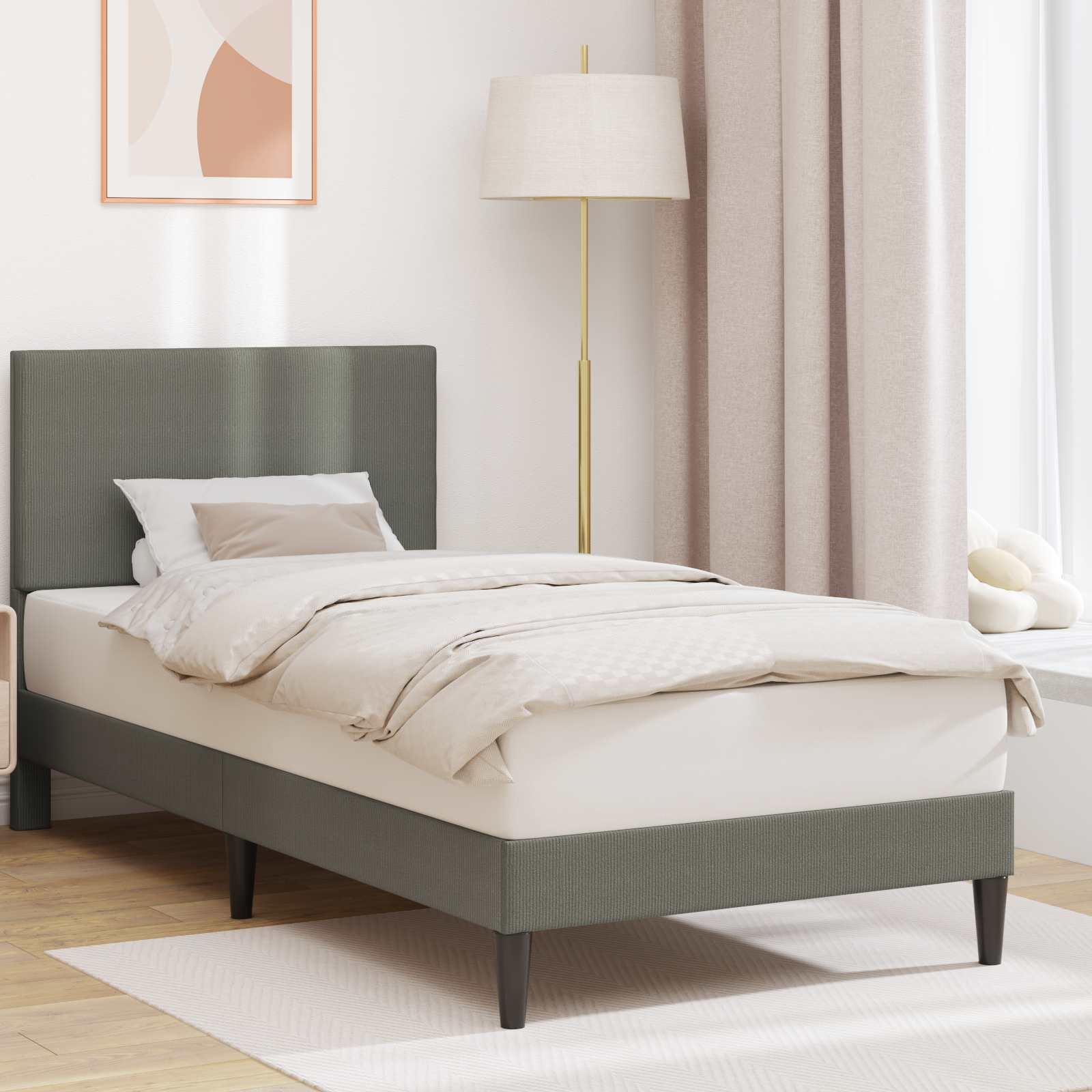 Cama para niños con cabecero Rosa 80 x 160 cm PU