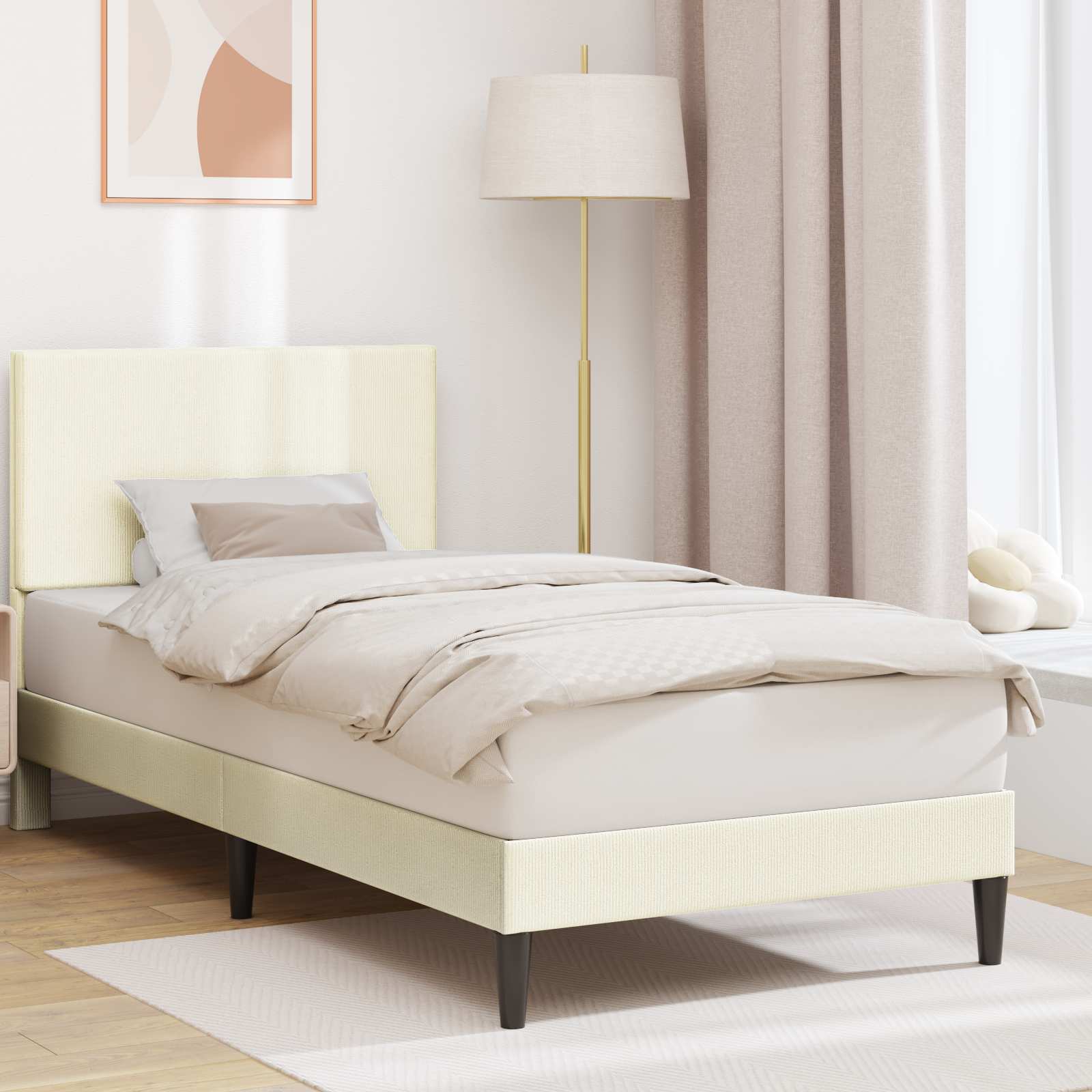 Cama para niños con cabecero Rosa 80 x 160 cm PU