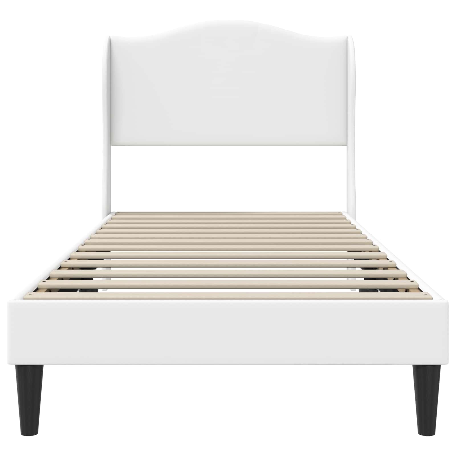 Estructura de cama Blanco 100 x 200 cm Cuero sintético