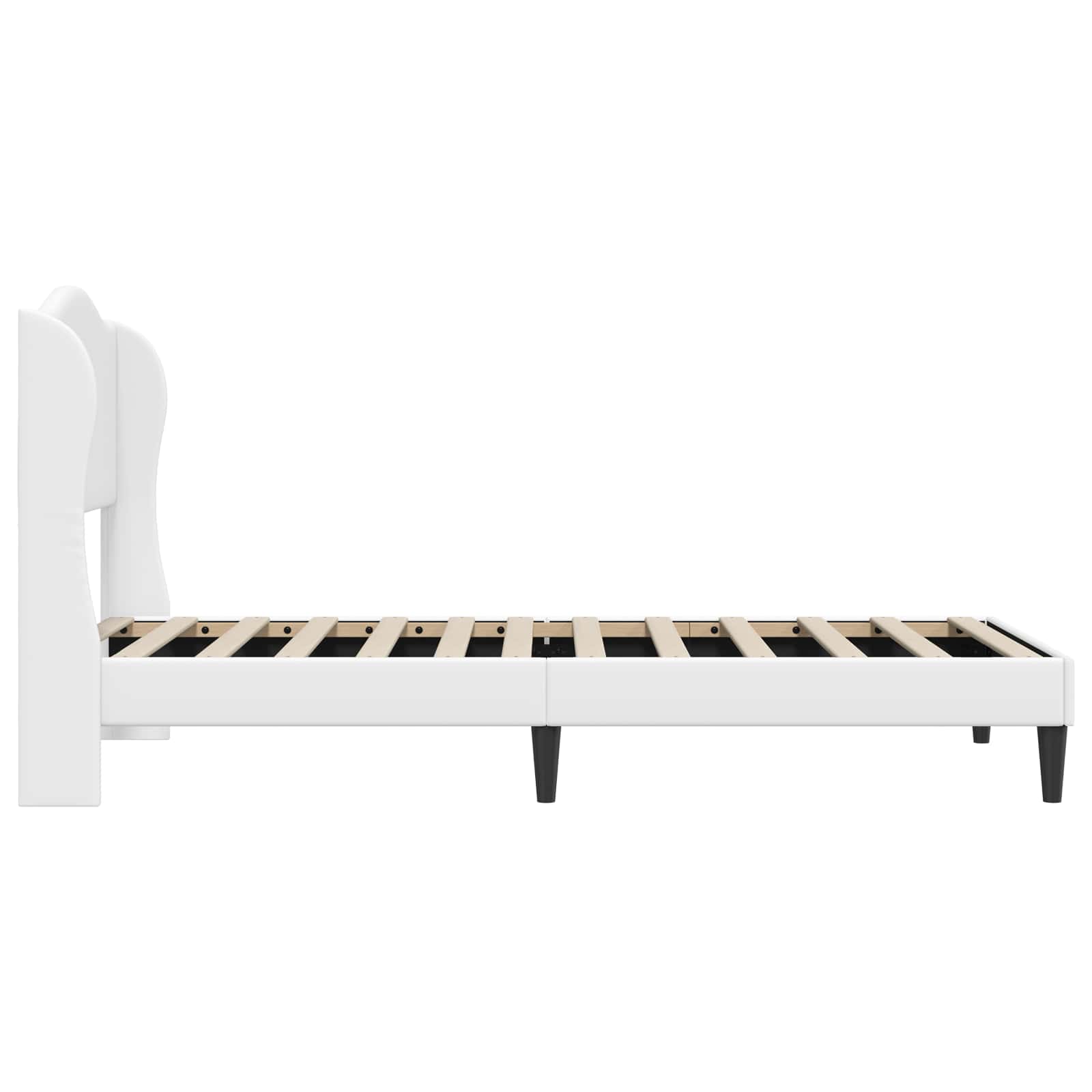 Estructura de cama Blanco 100 x 200 cm Cuero sintético