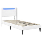 Estructura de cama Blanco 100 x 200 cm Cuero sintético