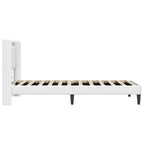 Estructura de cama Blanco 100 x 200 cm Cuero sintético