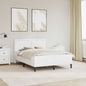 Estrutura de cama Branco 100 x 200 cm Couro sintético