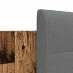 Estructura de cama con cabecero Madera envejecida 120 x 200 cm