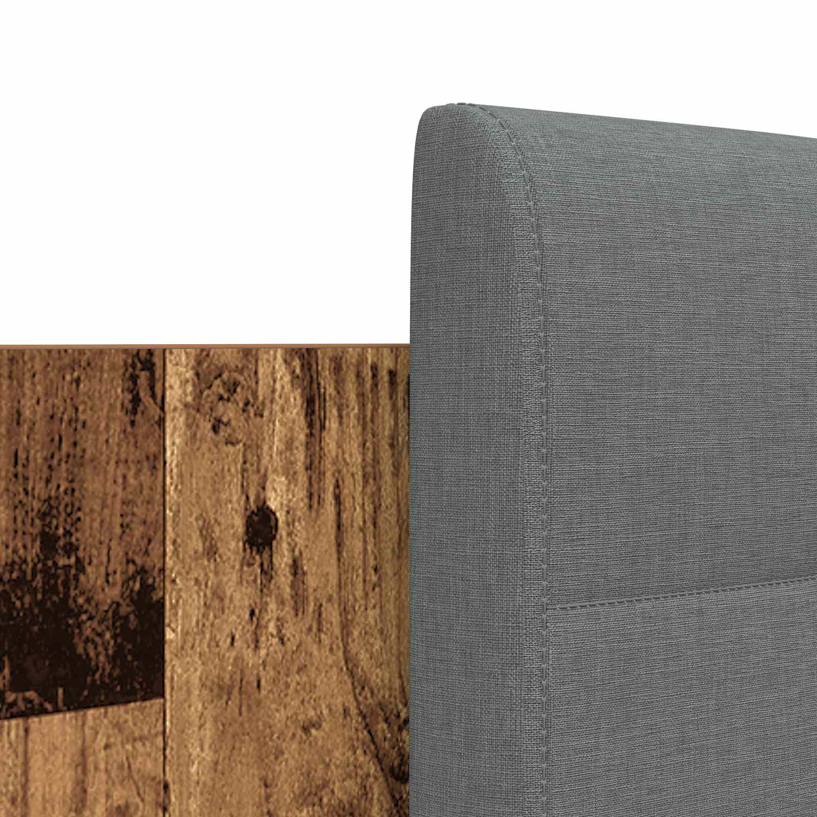 Estructura de cama con cabecero Madera envejecida 120 x 200 cm