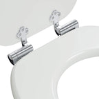 Asiento de inodoro de cierre suave 2 pcs 44 x 38 cm