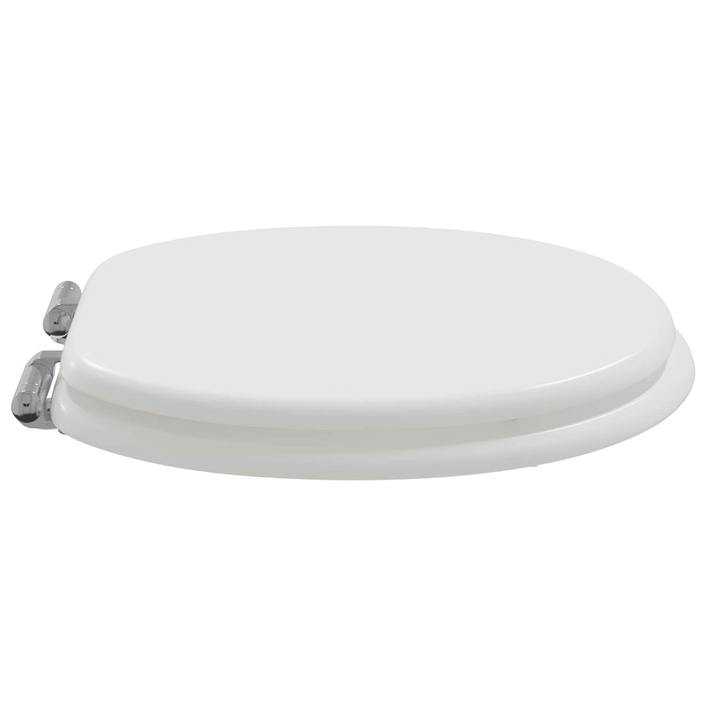 Asiento de inodoro de cierre suave 2 pcs 44 x 38 cm