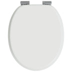 Asiento de inodoro de cierre suave 2 pcs 44 x 38 cm