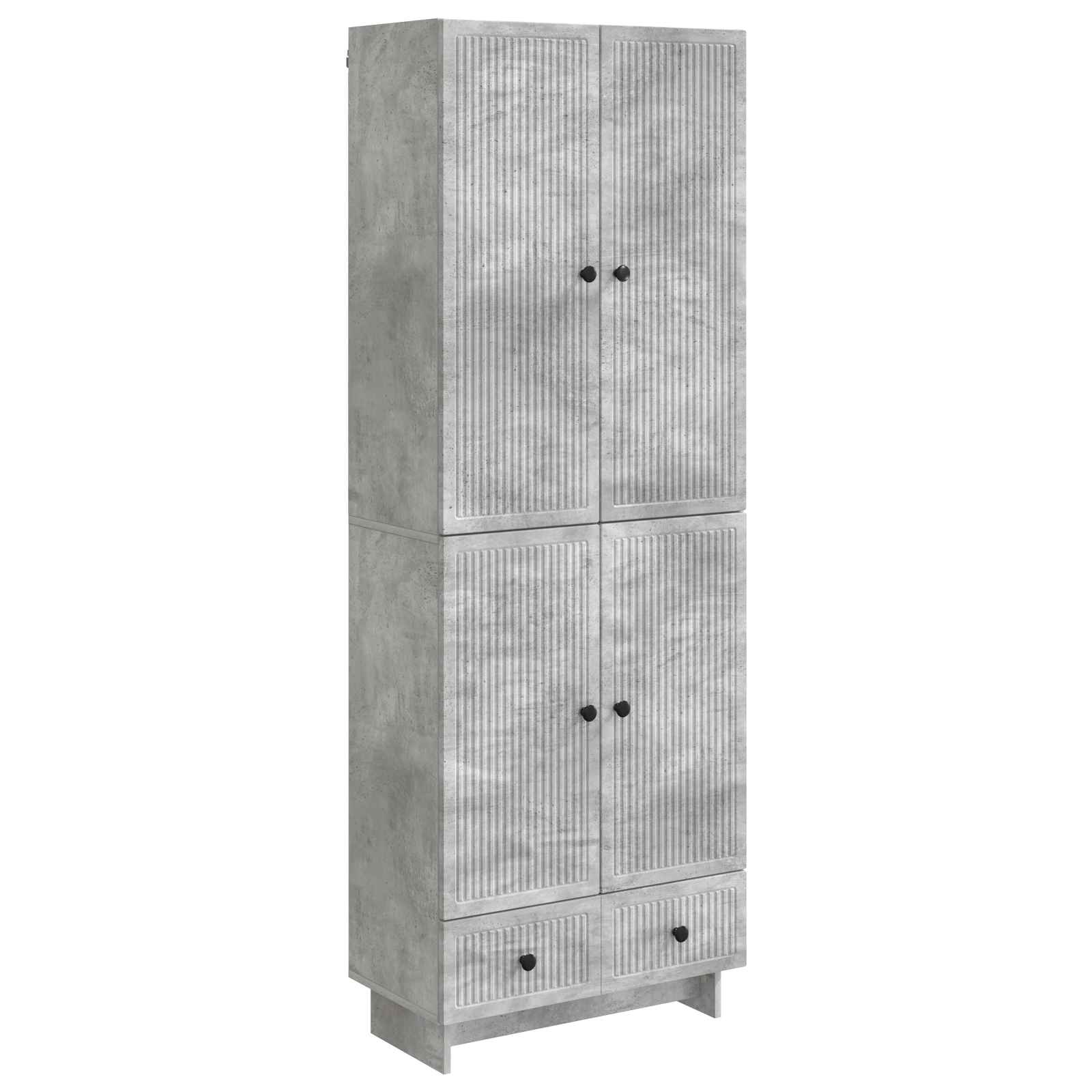 Juego de armarios 2 pcs Blanco Brillante 66 x 34,5 x 95 cm