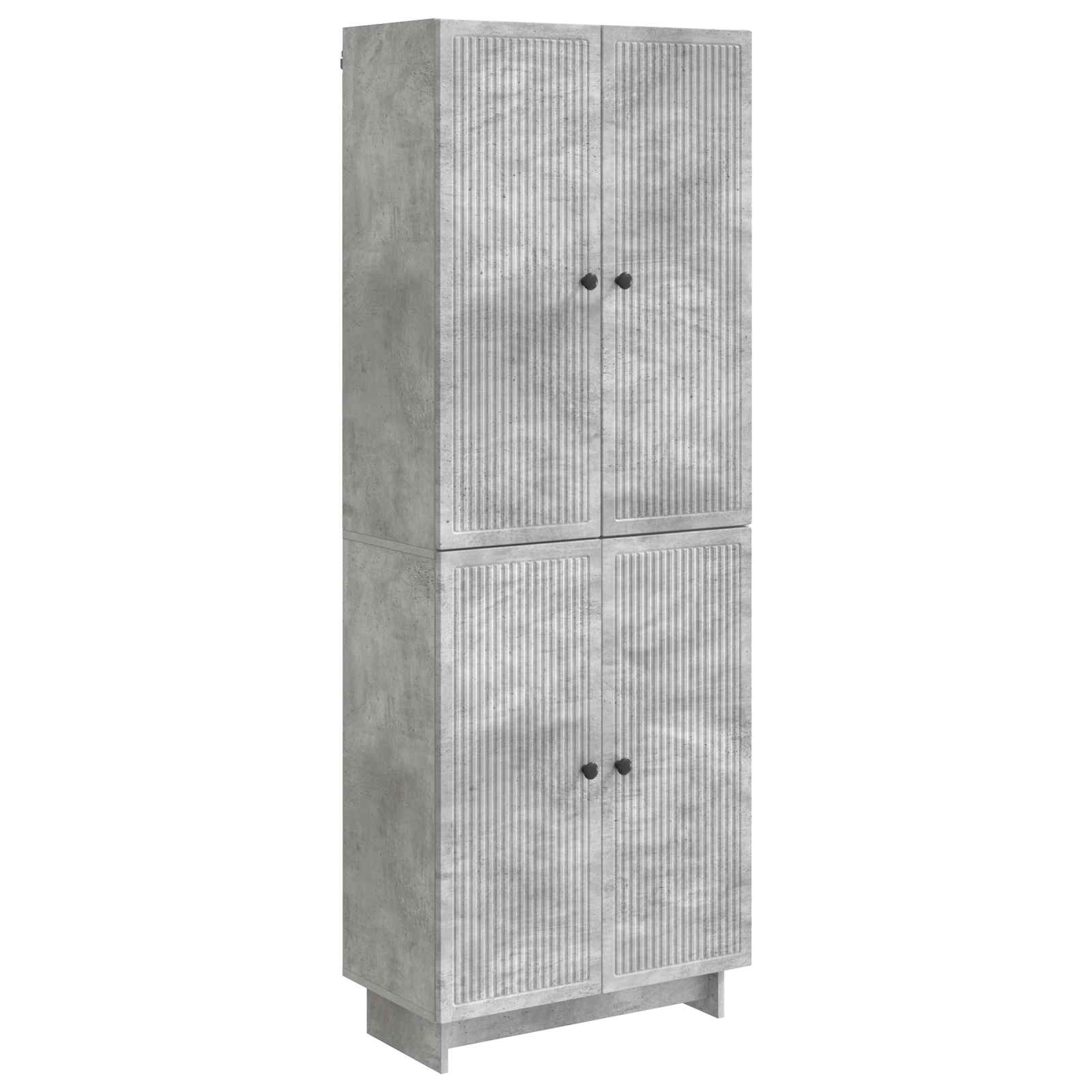 Juego de armarios 2 pcs Blanco Brillante 66 x 34,5 x 90 cm