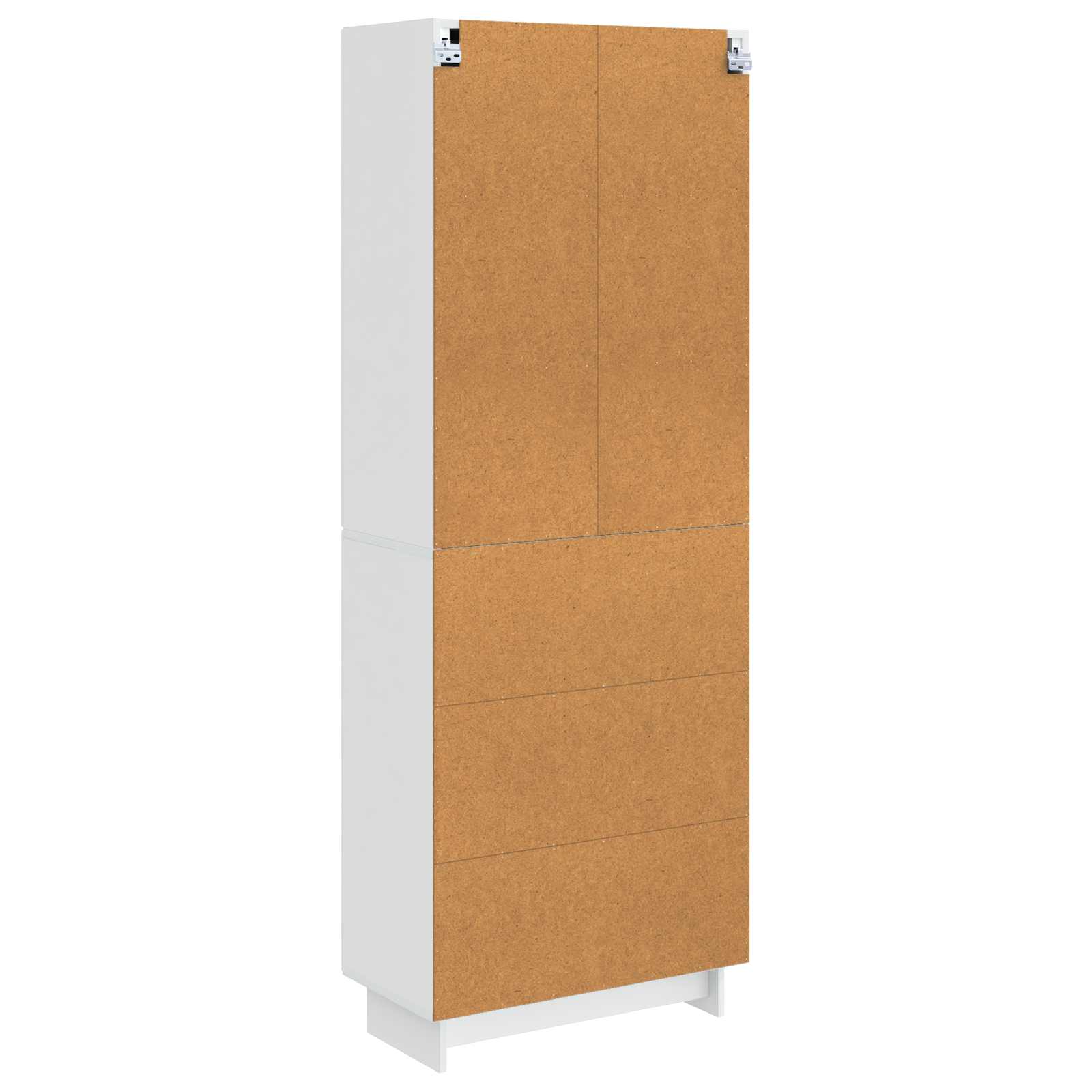 Juego de armarios 2 pcs Blanco Brillante 66 x 34,5 x 90 cm