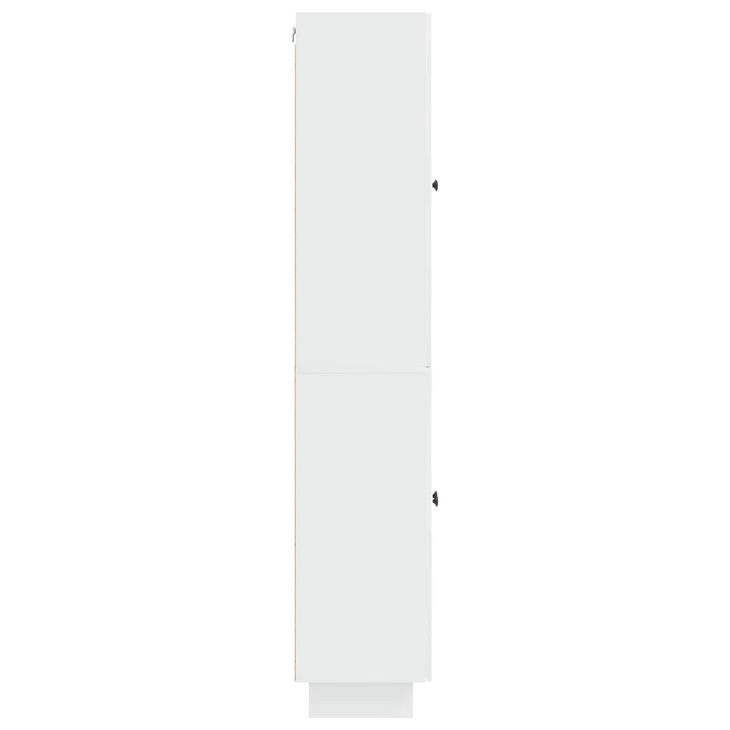 Juego de armarios 2 pcs Blanco Brillante 66 x 34,5 x 90 cm