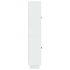 Juego de armarios 2 pcs Blanco Brillante 66 x 34,5 x 90 cm