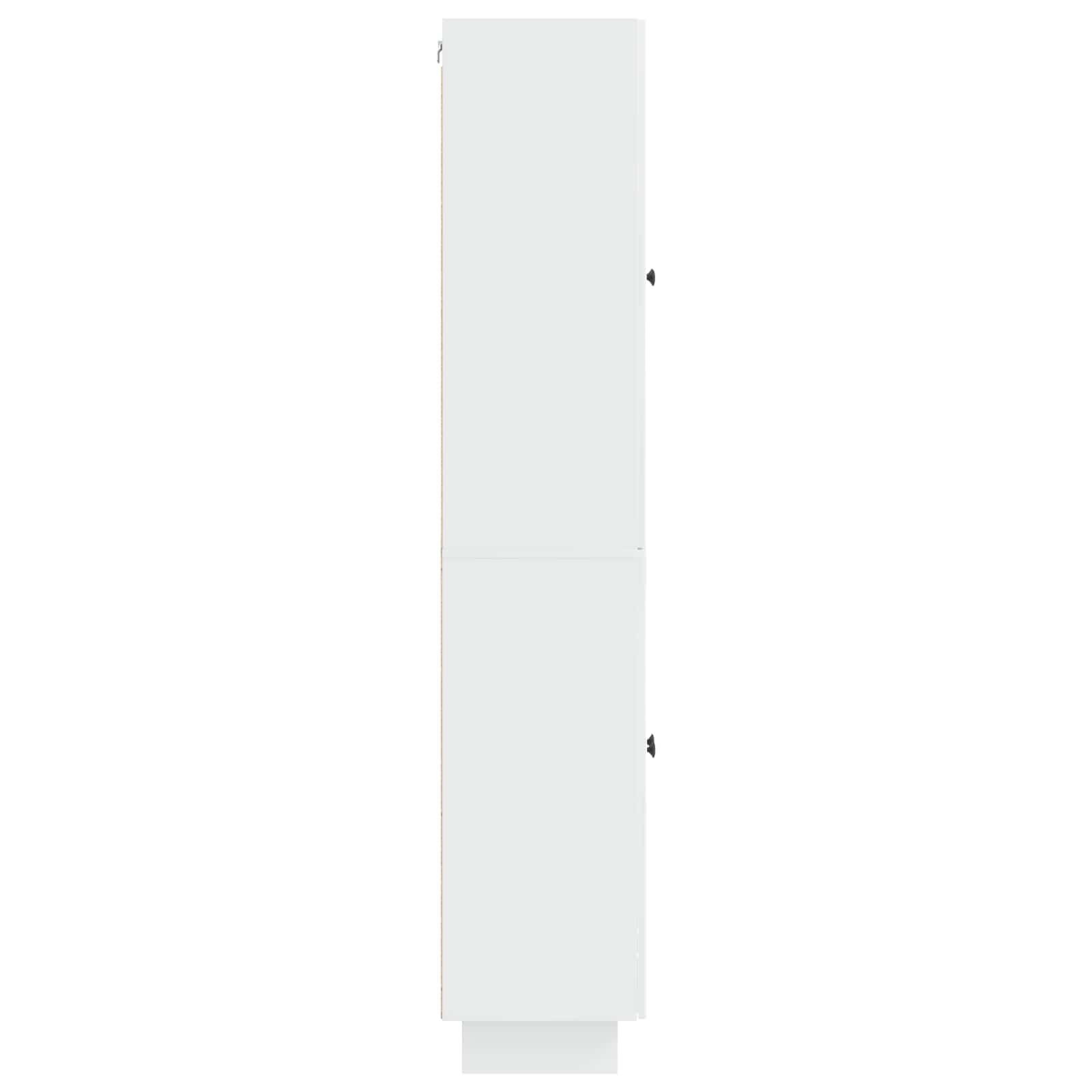 Juego de armarios 2 pcs Blanco Brillante 66 x 34,5 x 90 cm