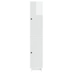 Juego de armarios 2 pcs Blanco Brillante 34,5 x 33 x 90 cm
