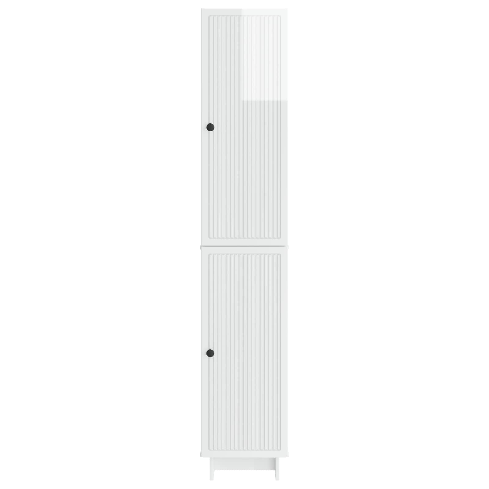 Juego de armarios 2 pcs Blanco Brillante 34,5 x 33 x 90 cm