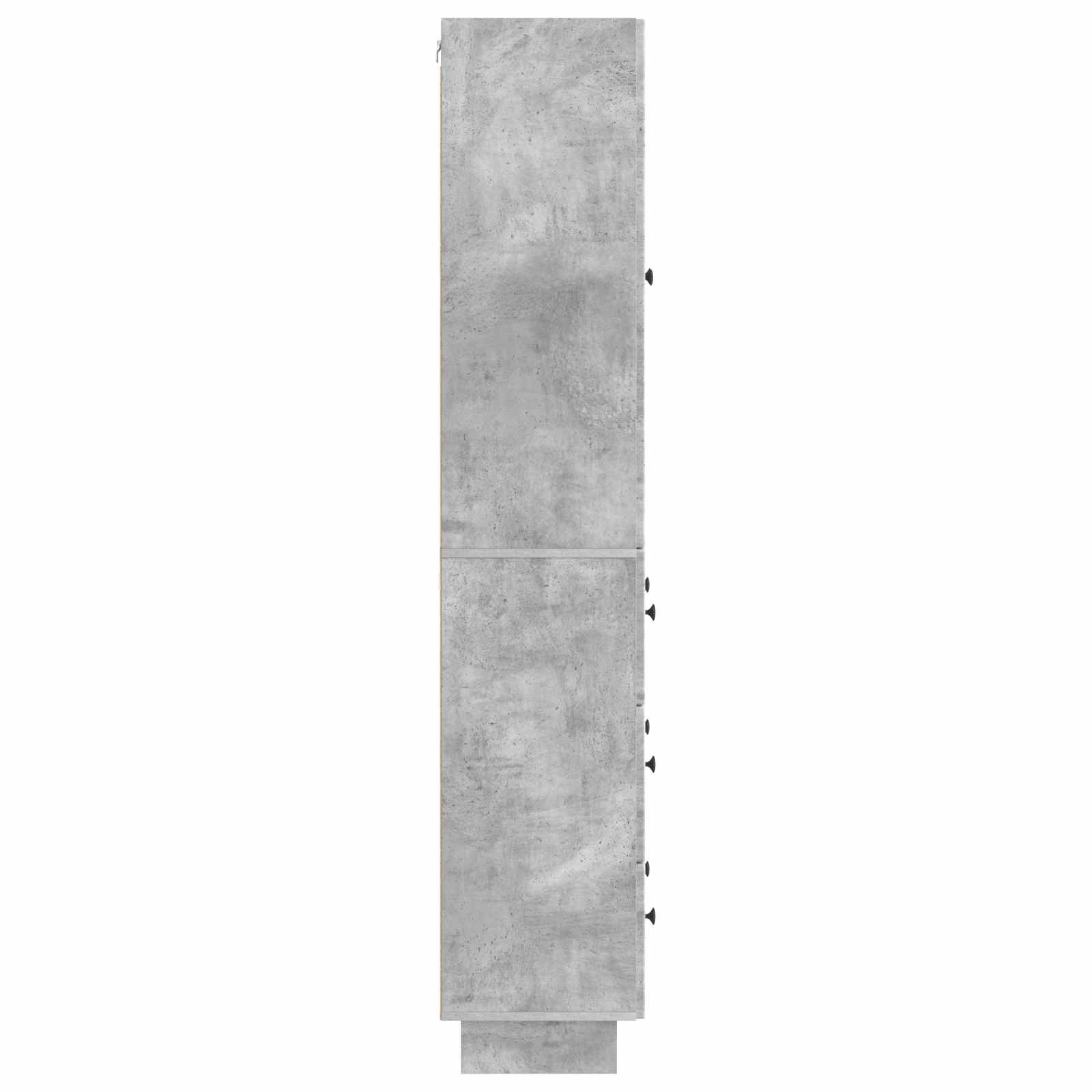 Juego de armarios 2 pcs Gris Hormigón 66 x 34,5 x 90 cm