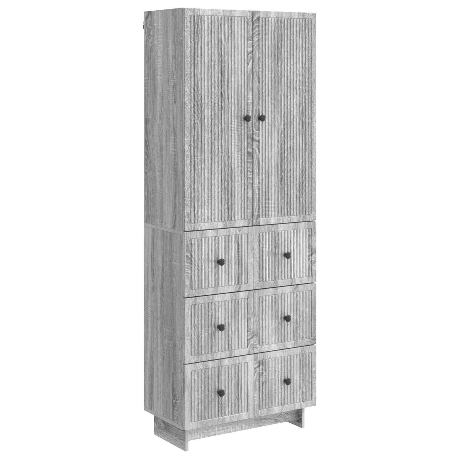 Juego de armarios 2 pcs 66 x 34,5 x 90 cm Madera de ingeniería