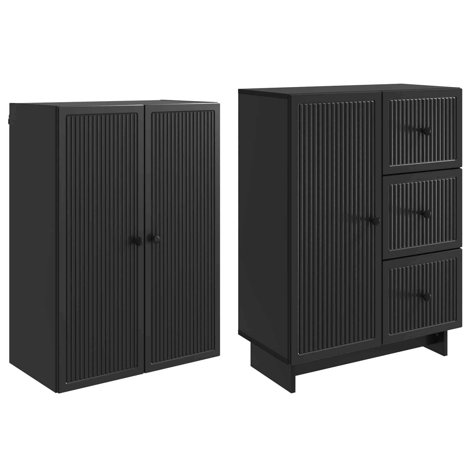 Juego de armarios 2 pcs 66 x 34,5 x 90 cm Madera de ingeniería