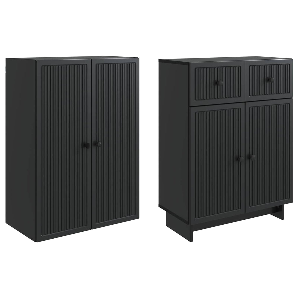 Cabinet set 2 pcs 66 x 34.5 x 90 cm Engineered wood