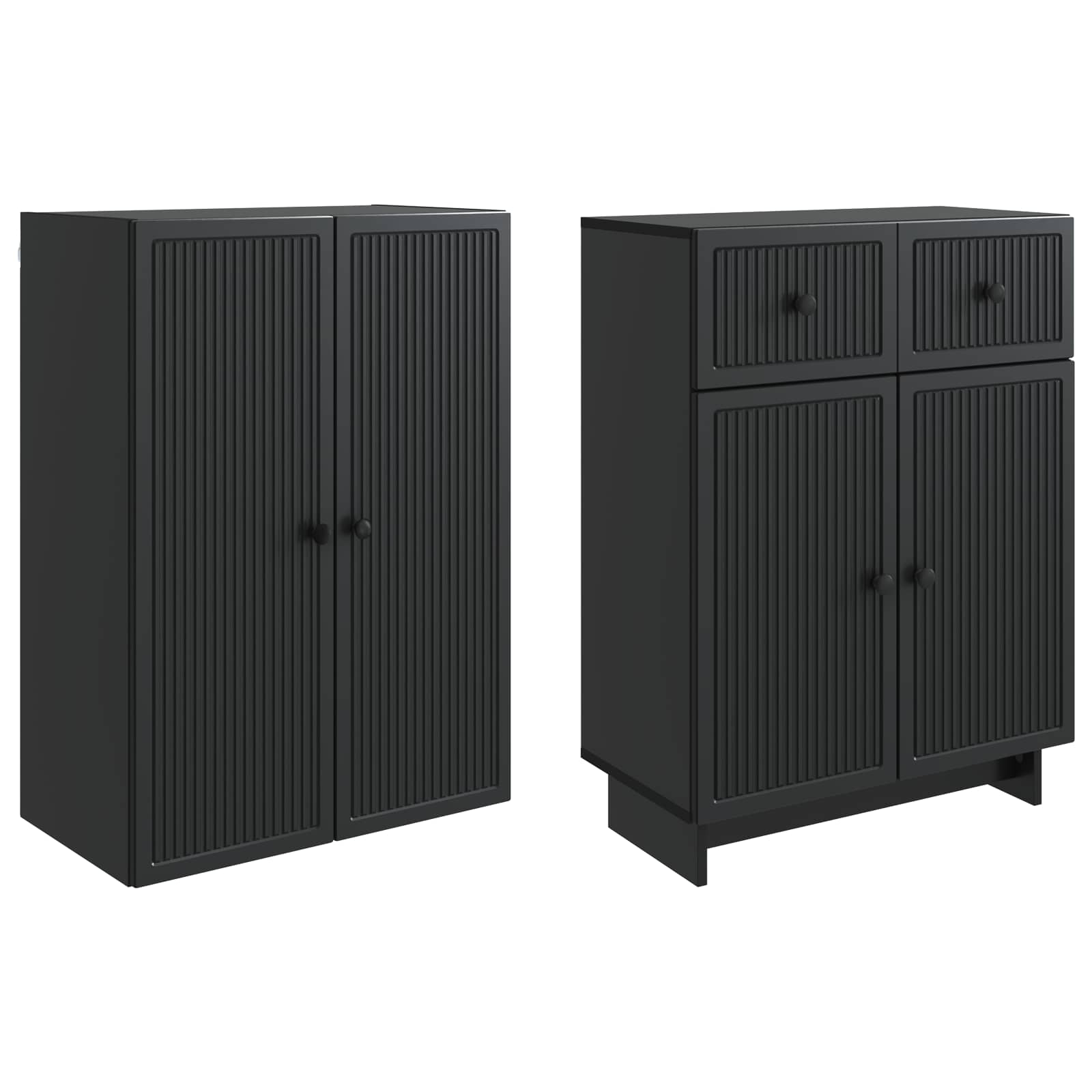 Cabinet set 2 pcs 66 x 34.5 x 90 cm Engineered wood