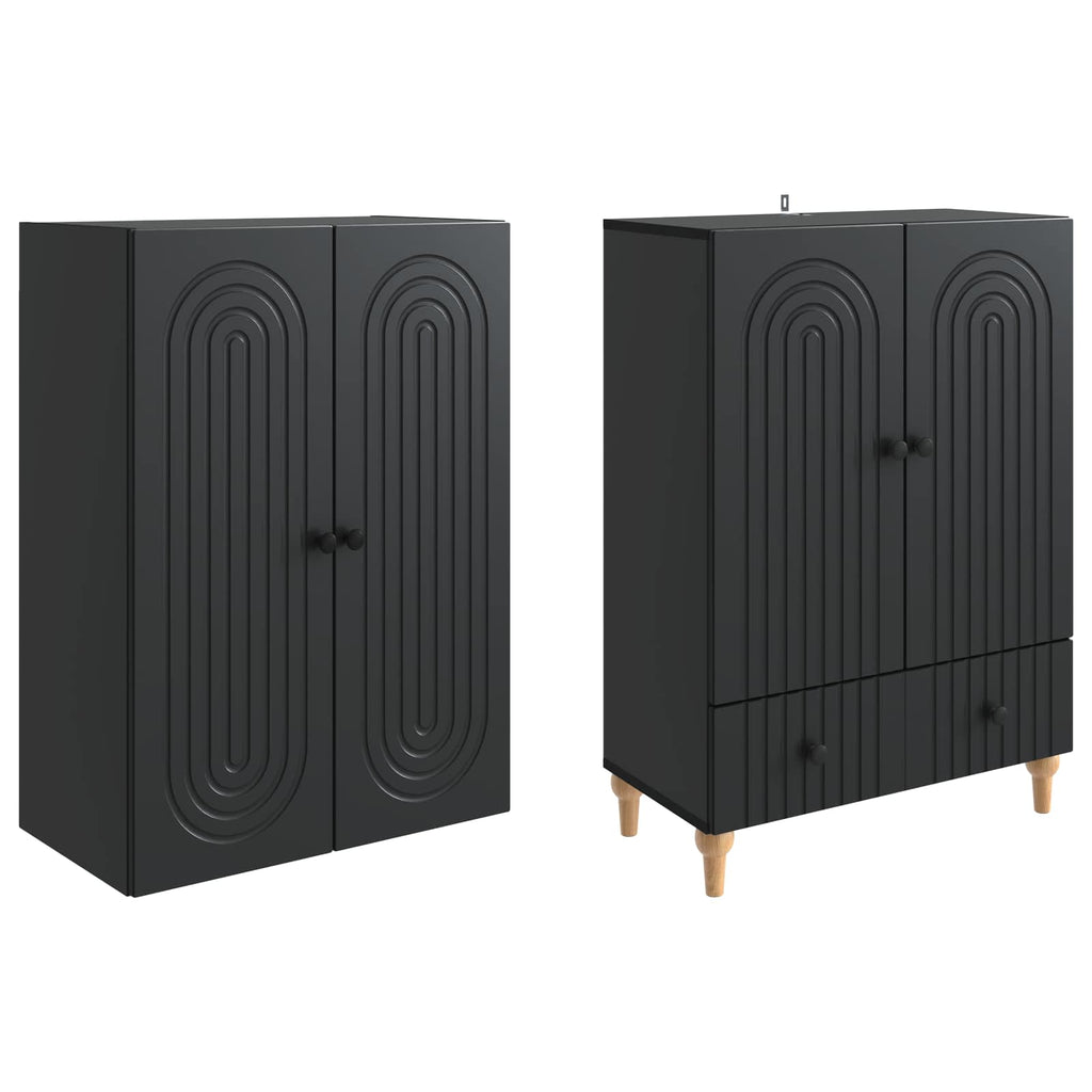 Juego de armarios 2 pcs 66 x 34,5 x 95 cm Madera de ingeniería