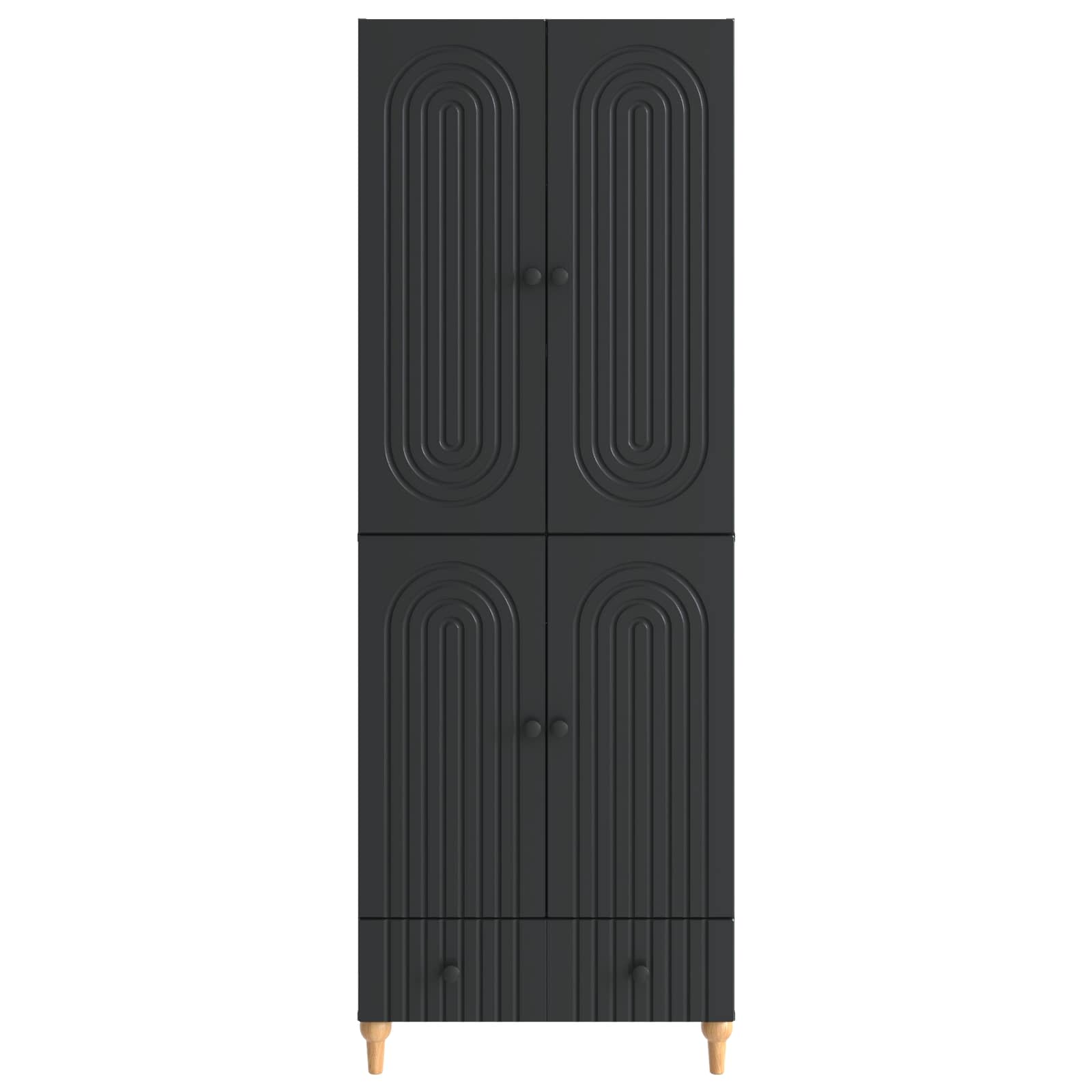Juego de armarios 2 pcs 66 x 34,5 x 95 cm Madera de ingeniería