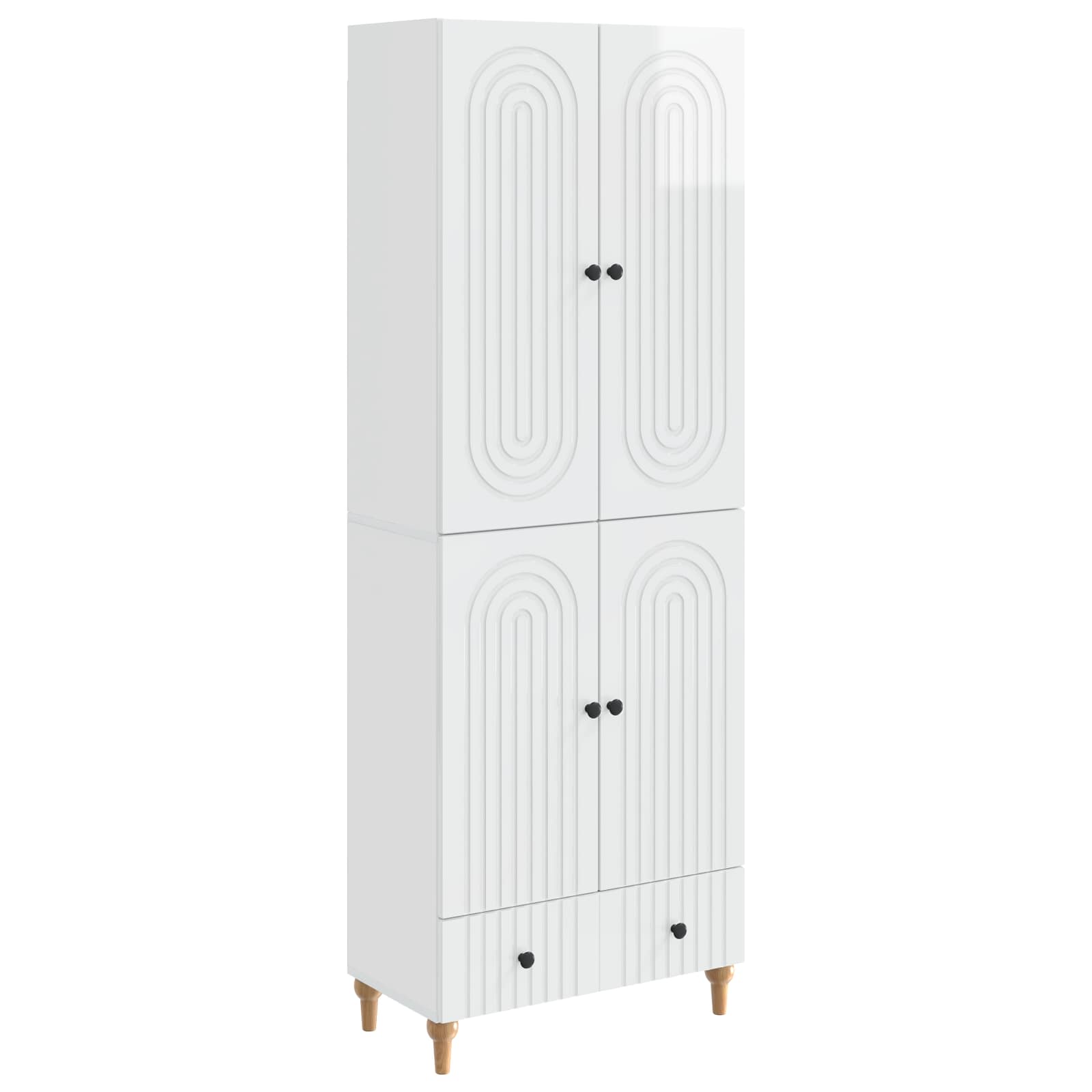 Juego de armarios 2 pcs 66 x 34,5 x 95 cm Madera de ingeniería