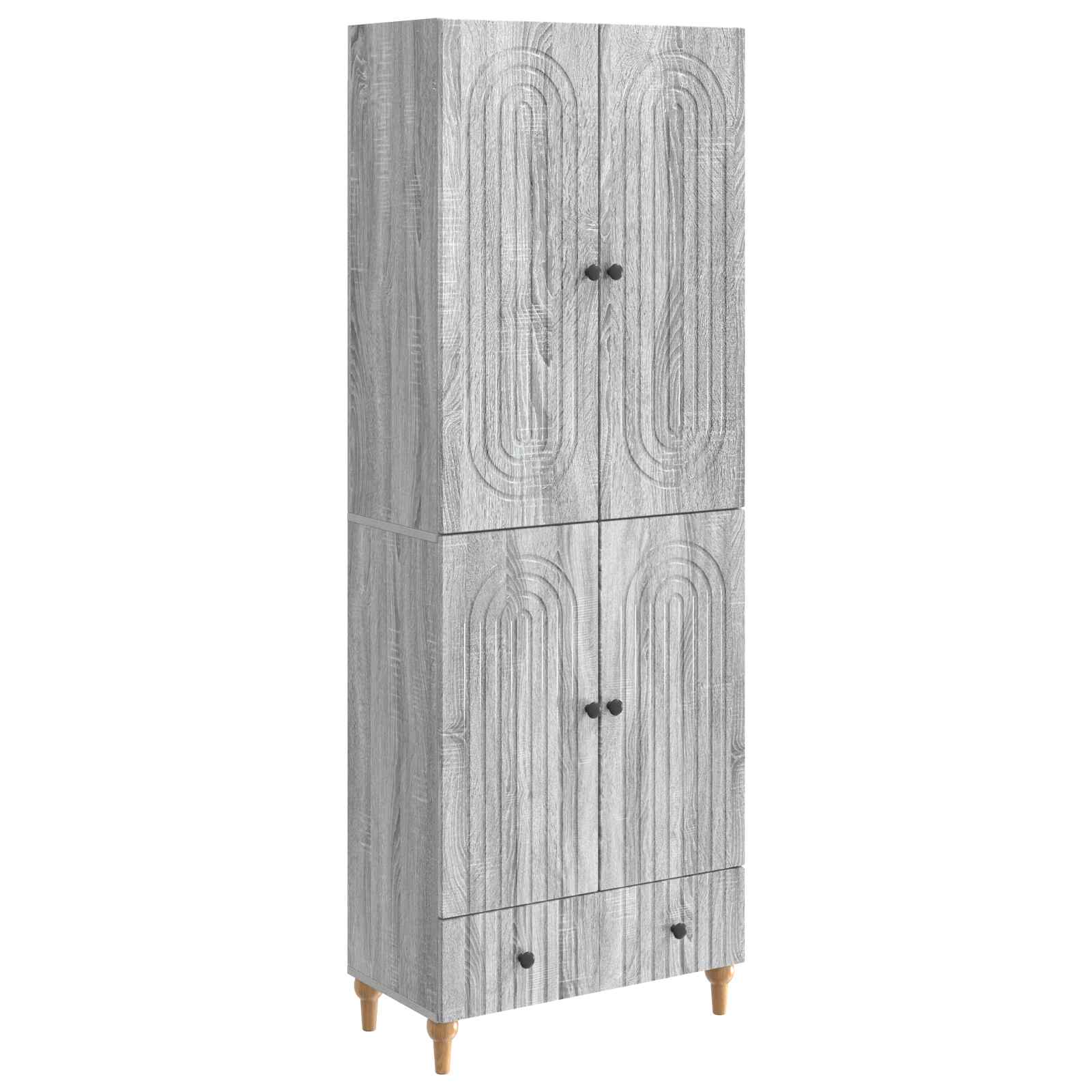 Juego de armarios 2 pcs 66 x 34,5 x 95 cm Madera de ingeniería