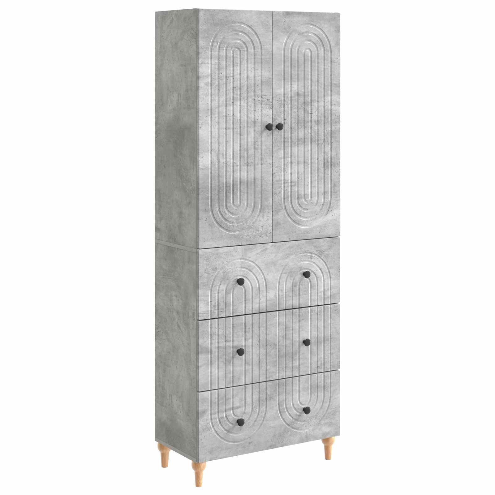 Juego de armarios 2 pcs 66 x 34,5 x 90 cm Madera de ingeniería