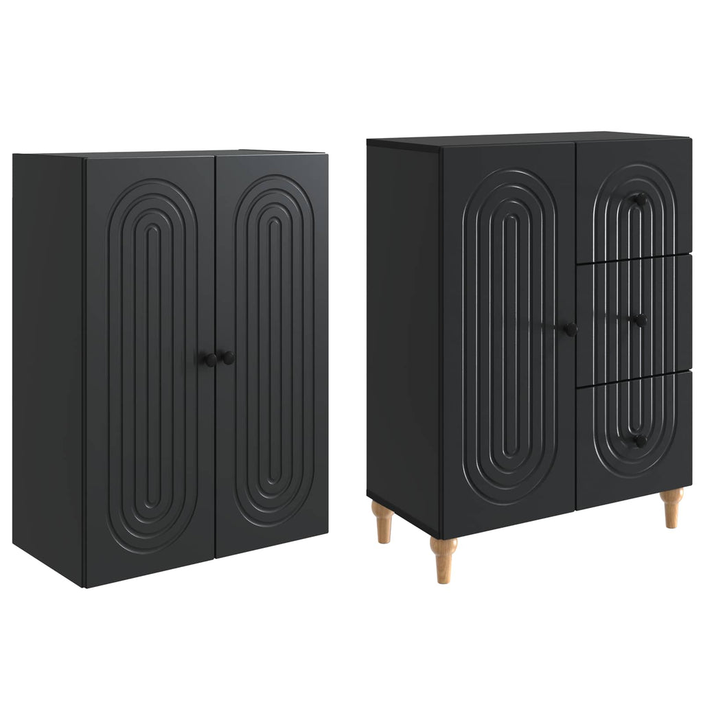 Juego de armarios 2 pcs 66 x 34,5 x 90 cm Madera de ingeniería