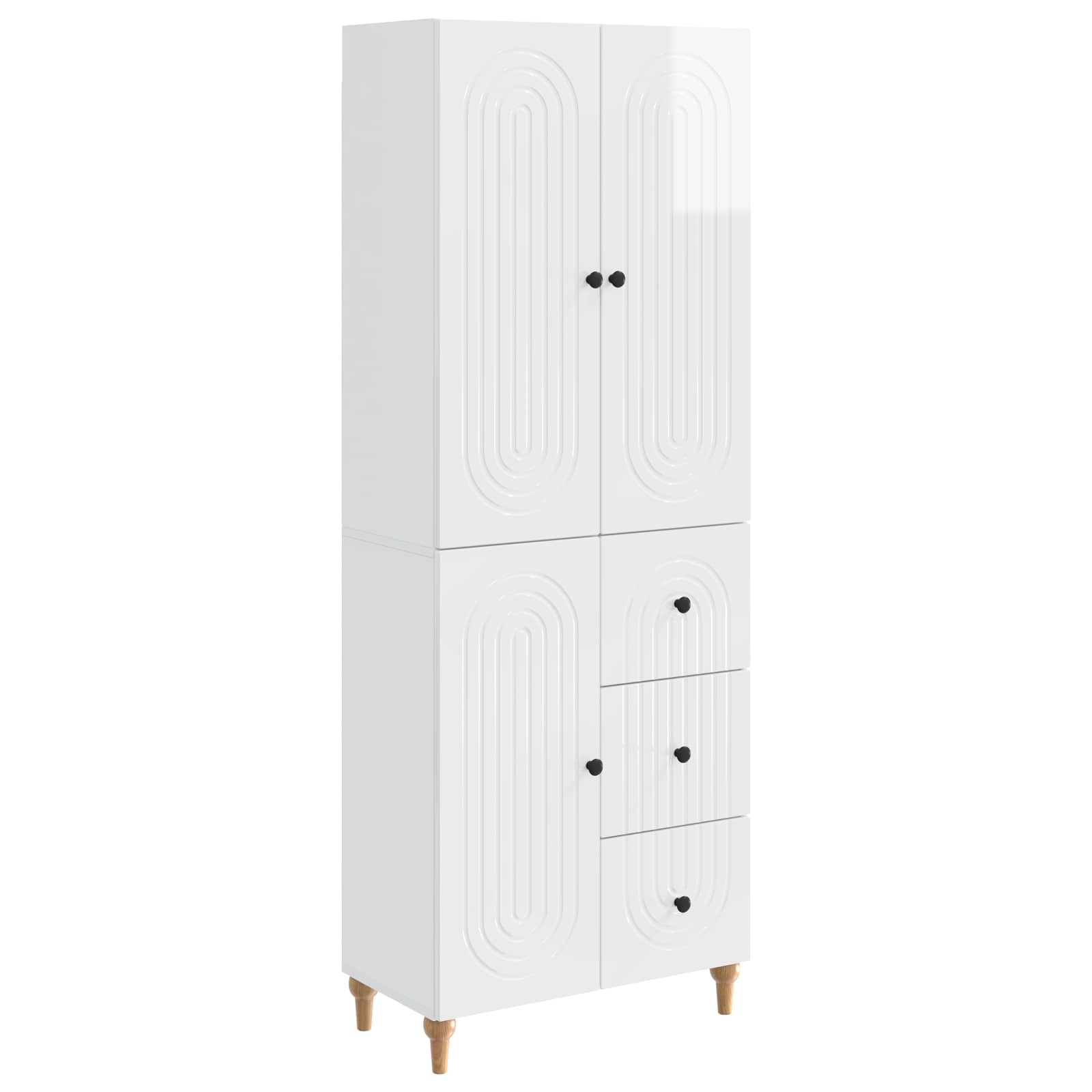 Juego de armarios 2 pcs 66 x 34,5 x 90 cm Madera de ingeniería