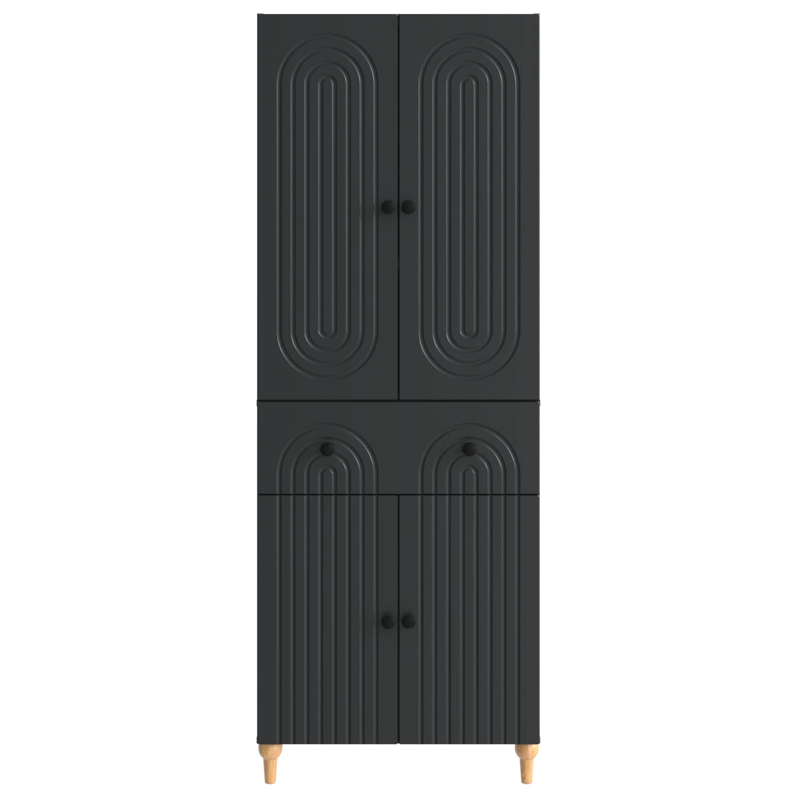 Juego de armarios 2 pcs 66 x 34,5 x 90 cm Madera de ingeniería