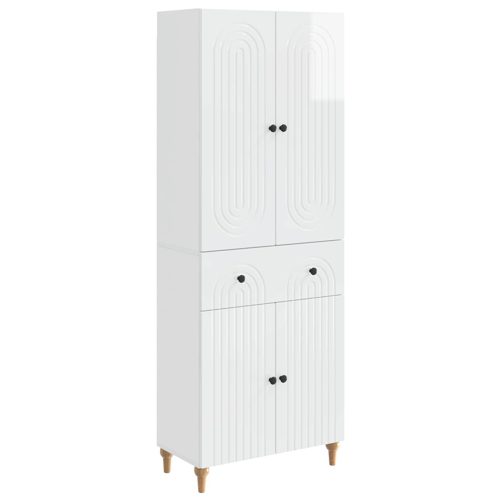 Juego de armarios 2 pcs 66 x 34,5 x 90 cm Madera de ingeniería