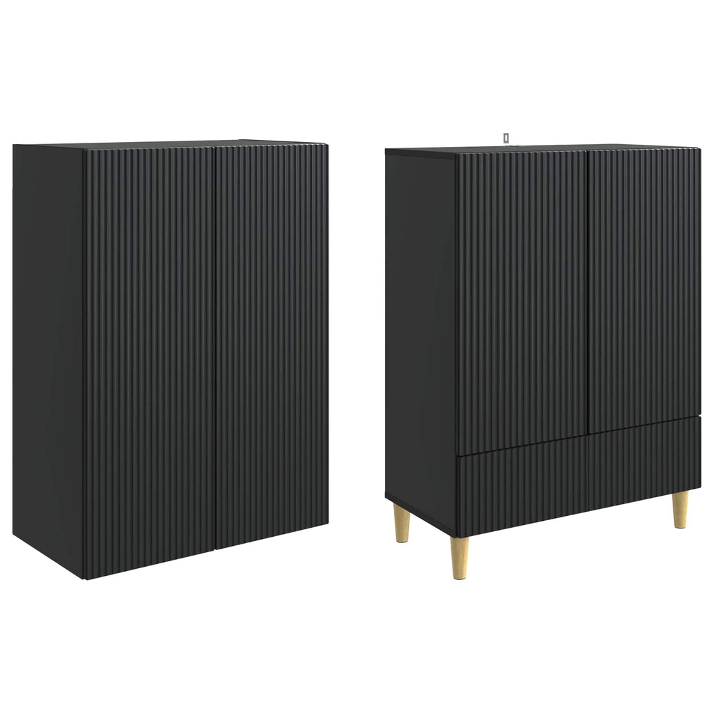 Juego de armarios 2 pcs 66 x 34,5 x 95 cm Madera de ingeniería