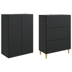 Juego de armarios 2 pcs 66 x 34,5 x 90 cm Madera de ingeniería