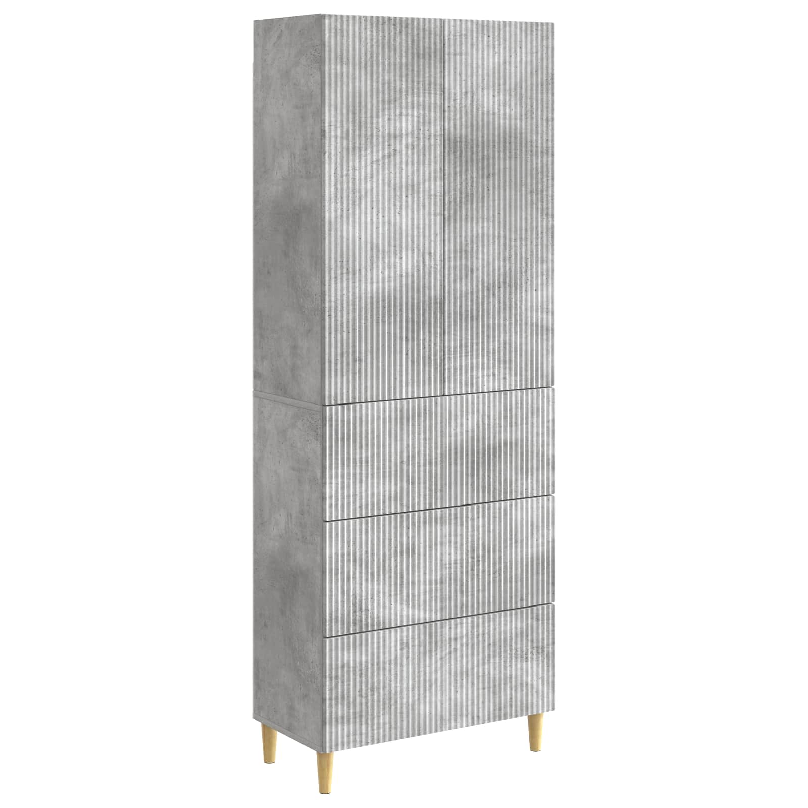 Juego de armarios 2 pcs 66 x 34,5 x 90 cm Madera de ingeniería