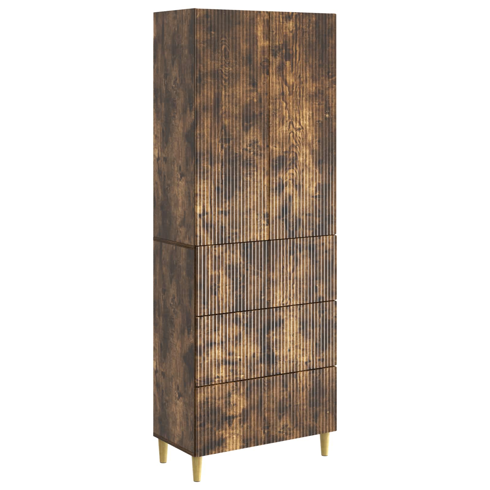 Juego de armarios 2 pcs 66 x 34,5 x 90 cm Madera de ingeniería