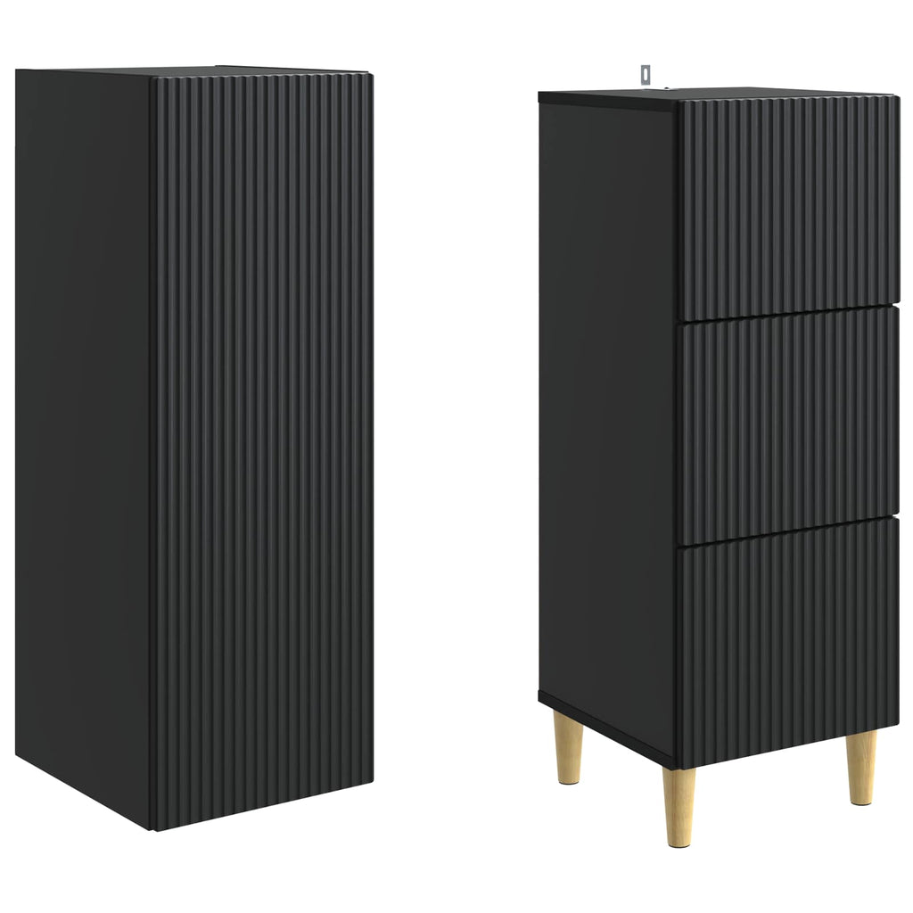 Juego de armarios 2 pcs 33 x 34,5 x 90 cm Madera de ingeniería