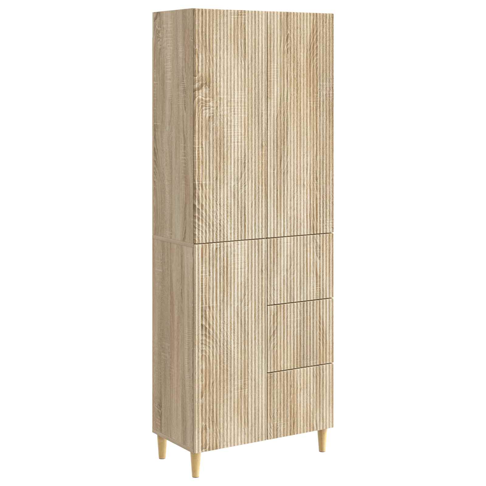 Juego de armarios 2 pcs 66 x 34,5 x 90 cm Madera de ingeniería