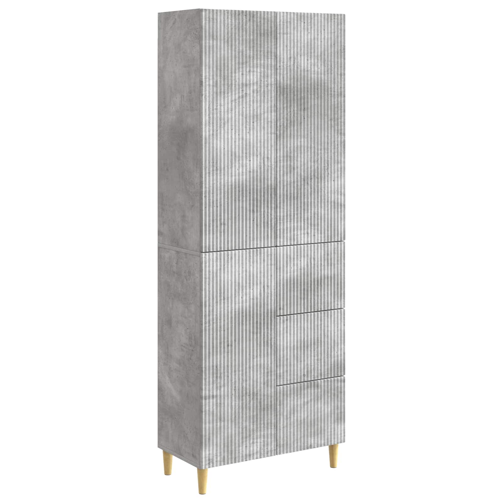 Juego de armarios 2 pcs 66 x 34,5 x 90 cm Madera de ingeniería