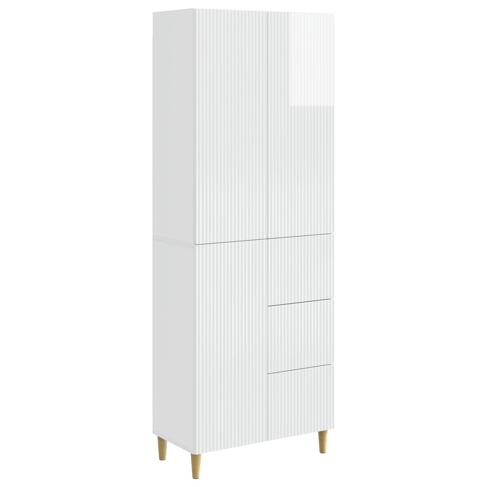 Juego de armarios 2 pcs 66 x 34,5 x 90 cm Madera de ingeniería
